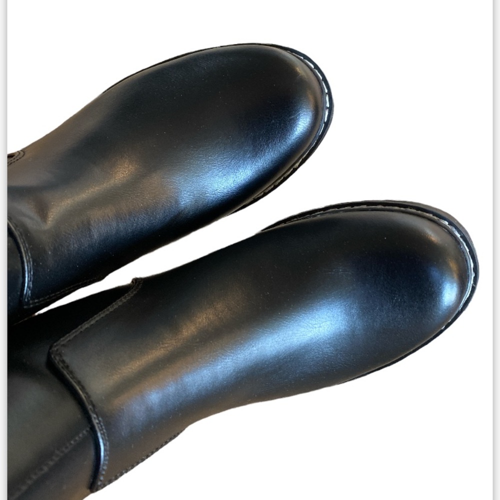 Universal Thread Sleek Black Knee-High Boots - image 6